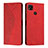 Leather Case Stands Flip Cover Holder Y02X for Xiaomi Redmi 9C Red