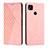 Leather Case Stands Flip Cover Holder Y02X for Xiaomi Redmi 9C Rose Gold