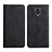 Leather Case Stands Flip Cover Holder Y02X for Xiaomi Redmi Note 9 Pro Max Black