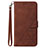 Leather Case Stands Flip Cover Holder Y03B for Samsung Galaxy M22 4G