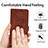 Leather Case Stands Flip Cover Holder Y03X for Motorola Moto Edge 20 5G
