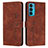 Leather Case Stands Flip Cover Holder Y03X for Motorola Moto Edge 20 5G