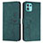 Leather Case Stands Flip Cover Holder Y03X for Motorola Moto Edge 20 Lite 5G Green