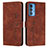 Leather Case Stands Flip Cover Holder Y03X for Motorola Moto Edge 20 Pro 5G