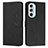 Leather Case Stands Flip Cover Holder Y03X for Motorola Moto Edge 30 Pro 5G Black