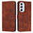 Leather Case Stands Flip Cover Holder Y03X for Motorola Moto Edge Plus (2022) 5G