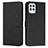 Leather Case Stands Flip Cover Holder Y03X for Motorola Moto Edge S 5G Black