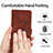 Leather Case Stands Flip Cover Holder Y03X for Motorola Moto G Power (2022)