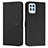 Leather Case Stands Flip Cover Holder Y03X for Motorola Moto G100 5G Black