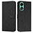 Leather Case Stands Flip Cover Holder Y03X for Oppo A38 Black