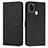 Leather Case Stands Flip Cover Holder Y03X for Samsung Galaxy A21s Black