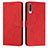 Leather Case Stands Flip Cover Holder Y03X for Samsung Galaxy A70S Red