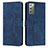 Leather Case Stands Flip Cover Holder Y03X for Samsung Galaxy Note 20 5G Blue