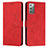 Leather Case Stands Flip Cover Holder Y03X for Samsung Galaxy Note 20 5G Red