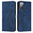 Leather Case Stands Flip Cover Holder Y03X for Samsung Galaxy S20 FE 5G Blue