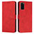 Leather Case Stands Flip Cover Holder Y03X for Samsung Galaxy S20 Red