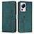 Leather Case Stands Flip Cover Holder Y03X for Xiaomi Mi 12 Lite NE 5G Green