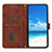 Leather Case Stands Flip Cover Holder Y03X for Xiaomi Poco M3