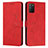 Leather Case Stands Flip Cover Holder Y03X for Xiaomi Poco M3 Red