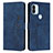 Leather Case Stands Flip Cover Holder Y03X for Xiaomi Redmi A1 Plus Blue
