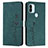 Leather Case Stands Flip Cover Holder Y03X for Xiaomi Redmi A1 Plus Green