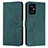 Leather Case Stands Flip Cover Holder Y03X for Xiaomi Redmi Note 11R 5G Green