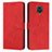 Leather Case Stands Flip Cover Holder Y03X for Xiaomi Redmi Note 9 Pro Max Red