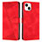 Leather Case Stands Flip Cover Holder Y04X for Apple iPhone 14 Plus Red