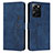 Leather Case Stands Flip Cover Holder Y04X for Xiaomi Redmi Note 12 Pro Speed 5G Blue