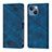 Leather Case Stands Flip Cover Holder Y05B for Apple iPhone 14 Plus Blue