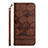 Leather Case Stands Flip Cover Holder Y05B for Samsung Galaxy A23 5G