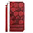 Leather Case Stands Flip Cover Holder Y05B for Samsung Galaxy A23 5G Red
