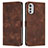 Leather Case Stands Flip Cover Holder Y07X for Motorola Moto E32