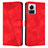 Leather Case Stands Flip Cover Holder Y07X for Motorola Moto Edge 30 Ultra 5G Red