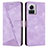 Leather Case Stands Flip Cover Holder Y07X for Motorola Moto Edge X30 Pro 5G Purple