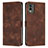 Leather Case Stands Flip Cover Holder Y07X for Nokia C210