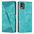 Leather Case Stands Flip Cover Holder Y07X for Nokia C210 Green