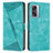 Leather Case Stands Flip Cover Holder Y07X for OnePlus Nord N300 5G Green