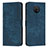Leather Case Stands Flip Cover Holder Y08X for Nokia G30 Blue