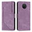 Leather Case Stands Flip Cover Holder Y08X for Nokia G30 Purple