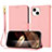 Leather Case Stands Flip Cover Holder Y09X for Apple iPhone 14