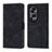 Leather Case Stands Flip Cover Holder YB1 for Huawei Honor X7b Black