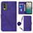 Leather Case Stands Flip Cover Holder YB1 for Nokia C210 Purple