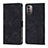 Leather Case Stands Flip Cover Holder YB1 for Nokia G11 Black