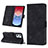 Leather Case Stands Flip Cover Holder YB1 for Oppo K10X 5G