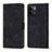 Leather Case Stands Flip Cover Holder YB1 for Oppo Reno9 Pro 5G Black