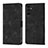 Leather Case Stands Flip Cover Holder YB1 for Samsung Galaxy A14 5G Black