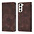 Leather Case Stands Flip Cover Holder YB1 for Samsung Galaxy S22 5G