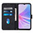 Leather Case Stands Flip Cover Holder YB3 for Oppo A78 5G