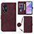 Leather Case Stands Flip Cover Holder YB3 for Oppo A78 5G